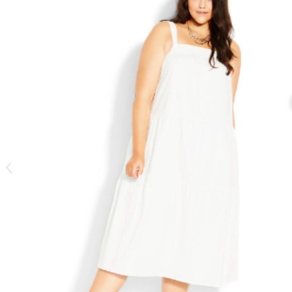 City Chic Dresses & Skirts - NWT CITY CHIC In Tiers Maxi Dress size 24